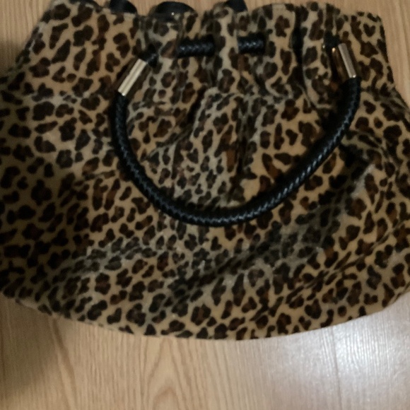 Michael Kors Leopard Print Bucket Bag - Picture 4 of 5